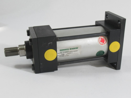 Numatics F2AM-03A6D-AAA2 Pneumatic Cylinder 2-1/2” Bore 3” Stroke USED