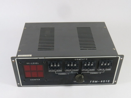 Generic FRM-401E Frequency Counter Panel 2-Channel  USED