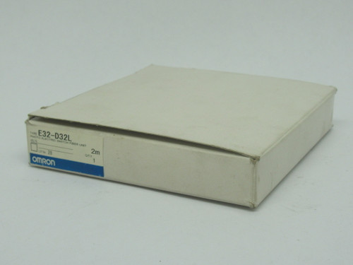 Omron E32-D32L Fiber Optic Reflective Sensor 1050mm Range 2m Length NEW