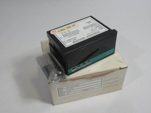 HCS CS1-RS-RO-N-D24 Resistance Indicator 0.0-5kOhms 0-100 Display 24VDC NEW
