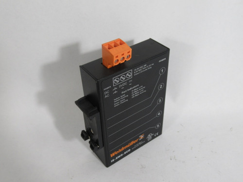 Weidmuller 8808230000 IE-SW5-ECO Ethernet Switch 10/100mbps 10-30VDC@5W USED