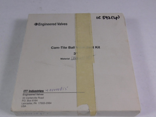 ITT Engineered Valves 33227 Cam-Tite Ball Valve Seat Kit 3"  NEW