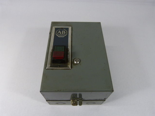 Allen-Bradley 509-BAH Enclosed Non-Reversing Starter 200-208V Size 1  USED