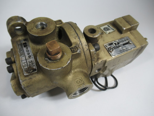 Ross 2776B2001 Solenoid Pilot Directional Ctrl Valve 110-120V 50/60 Hz USED