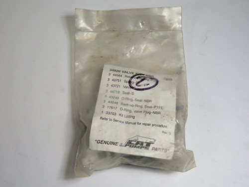 CAT Pumps 34920 Valve Kit for 1050 Pump NWB