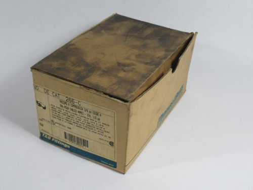 Thomas & Betts 266-C Grounding Squeeze Connector 3/8" Lot of 27 NEW