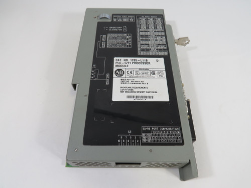 Allen-Bradley 1785-L11B PLC-5/11 Processor Module Ser D F/W Rev B 1 Key USED