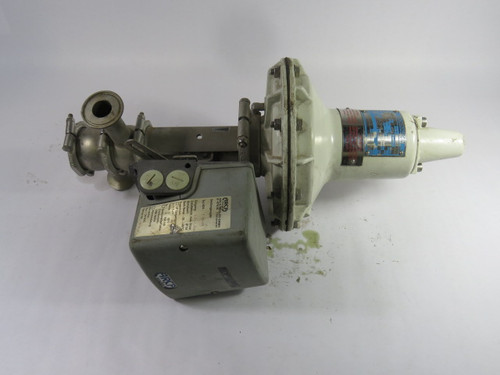 Tuchenhagen ABF220 Modulating Control Valve C/W Electro-Pneumatic USED