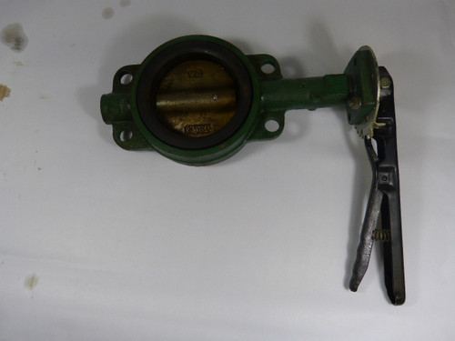 Generic C954 4-Bolt Flange Butterfly Valve Cast Iron  USED