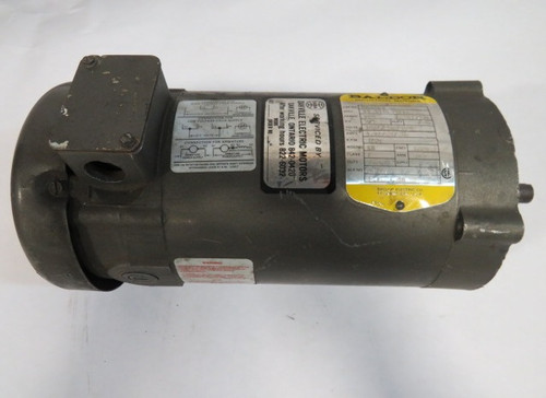 Baldor 3/4HP 1750RPM 180/200/100V 56C TEFC 3.9/.3/.6A  USED