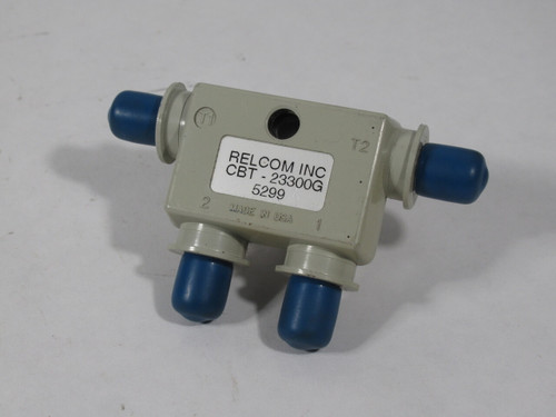 Relcom CBT-23300G Carrier-Band Tap 2-Port 1/4" Mounting Stud SHELF WEAR NOP