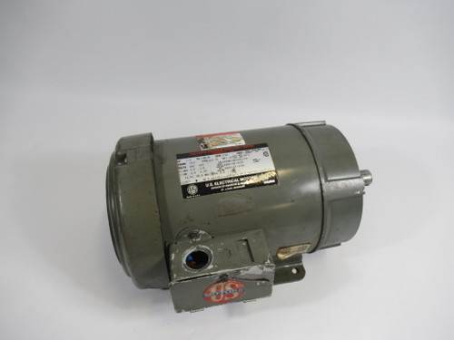 US Motors 1HP 1740rpm 230/460V 143T UTETE 3/1.55A 3Ph 60Hz USED