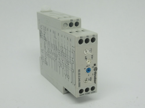 Finder 83.52.0.240.0000 Modular Timer Relay 0.5s-10Days 24-240VAC/DC 12A USED