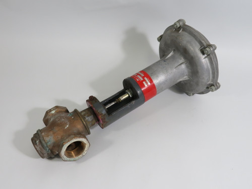 Powers 591-6630 Pneumatic Flowrite Valve NPT 1-1/4" 3 Way USED