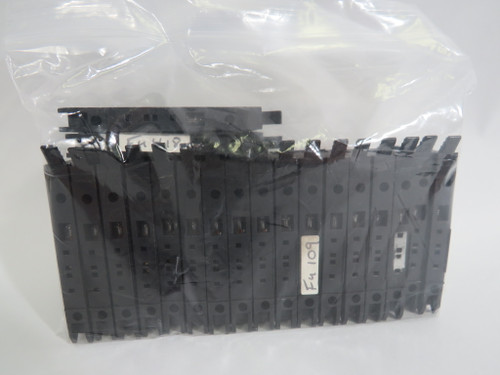 Allen-Bradley 1492-H4-OS Terminal Block Neon Indicator Raised Tab Lot of 20 USED