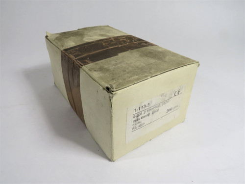 Tekuplast 1-113-3 Porcelain Terminal Block 3-Pole 2.5mm 250V 200-Pack NEW