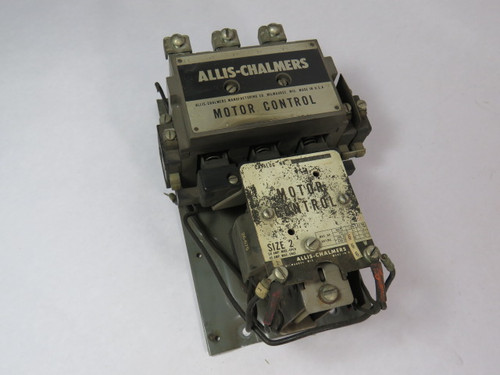 Allis-Chalmers 14-962-052-04-101 Size 2 Motor Control 50A 110V@3HP/1Ph  USED