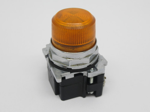 Cutler-Hammer 10250T197LAP2A LED Indicating Light 120V Amber Lens USED