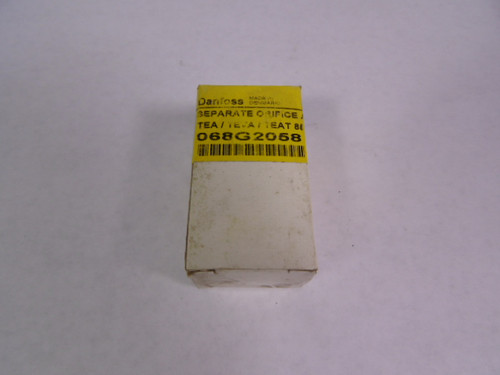 Danfoss 068G2058 Orifice Insert  NEW