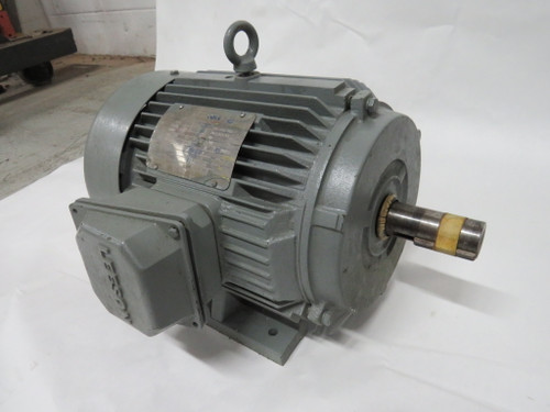 Leeson AC Motor 7.5HP 1760RPM 208-230/460V 213T TEFC 3PH 20.4-19.2/9.6A USED