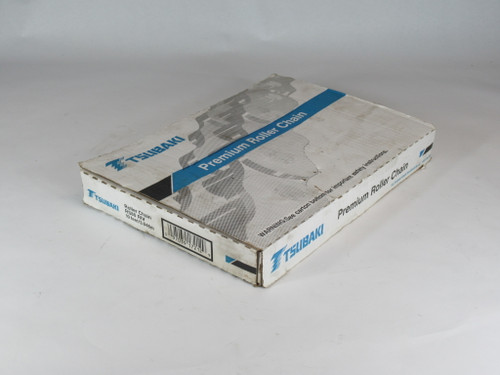 Tsubaki RS80-RIV 80RB Roller Chain 1" Pitch 10' Length NEW
