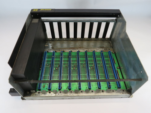 Square D 8030-RRK-200 9-Slot Chassis USED