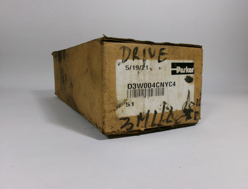 Parker D3W004CNYC4 Directional Control Valve 120V 60Hz 0.79A 3000 psi NEW