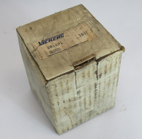 Vickers 281291 Solenoid Coil 115V 60Hz 0.61A Two Lead Wire BOX DAMAGE NEW
