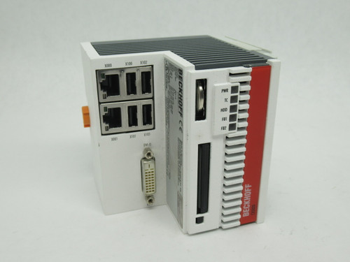 Beckhoff CX5020-0111 Embedded PC 24VDC 4A 1.6 GHz MISSING COVER USED