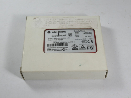 Allen-Bradley 440R-E23097 MSR132EP Series A Guardmaster Safety Relay NOP
