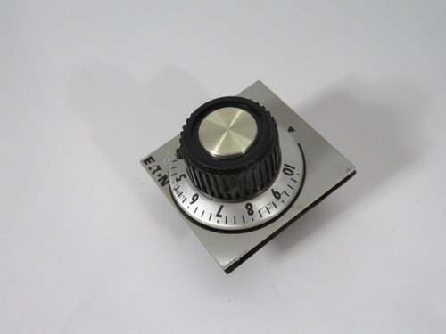 Eaton 15-358 Dynamatic Potentiometer 0-10 Dial 1K Ohms USED