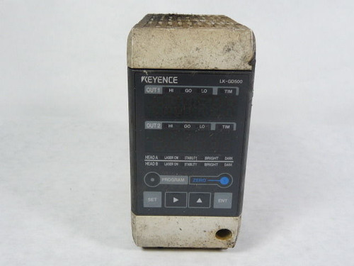 Keyence LK-G3001P Laser Displacement Sensor w/ LK-GD500 Display Panel  USED