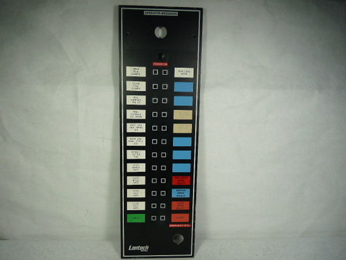 Lantech Inc Operator Messages Membrane  USED