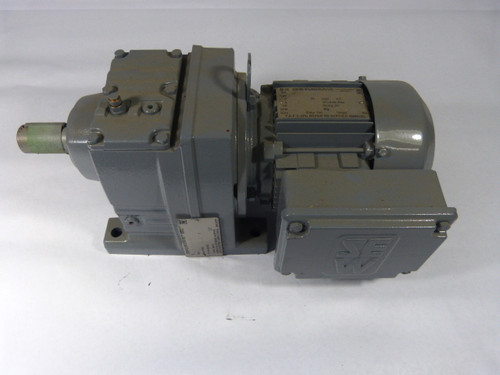 Sew-Eurodrive 0.50HP 1700RPM 330/575V C/W Gear Reducer 100.86:1 Ratio USED