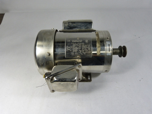 Sterling 3/4HP 1725RPM 115/208-230V 56C TEFC 1Ph 10.5/5.60-5.25A 60Hz  USED