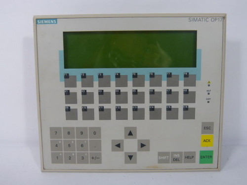 Siemens 6AV3617-1JC00-0AX1 Monochrome Operator Interface 8x40 256kb  USED