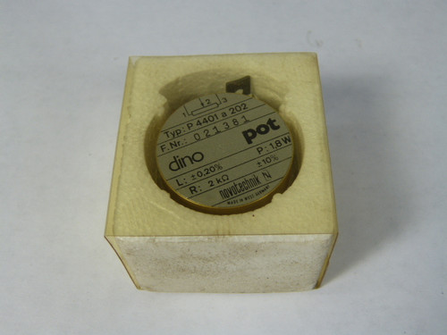 Novotechnik P4401a202/021381 Potentiometer 2k 1.8W  NEW