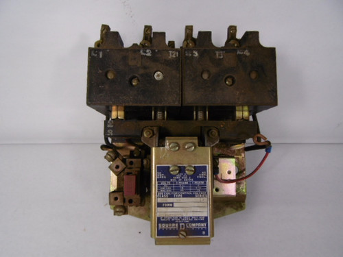 Square D 8536-DO2-V02 Magnetic Starter 110/120V 50/60Hz  USED