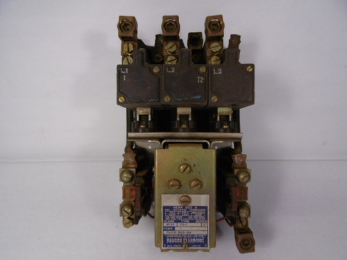 Square D 8536-FO1-V02 Magnetic Starter 110/120V 50/60Hz  USED