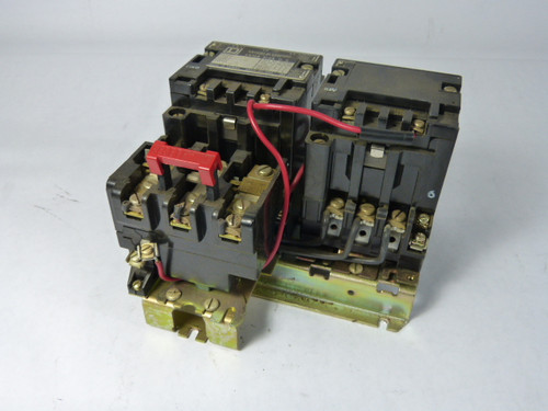 Square D 8736-SB04S-V02 Reversing Starter 3Ph 18Amp 110/120V Coil  USED