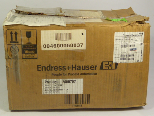 Endress Hauser PMC71-UB31P2AFAAA Pressure Transmitter 10.5-45VDC 4-20mA NEW