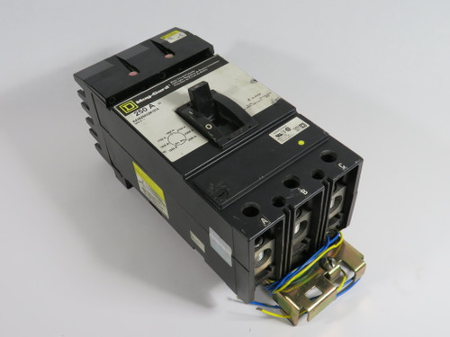 Square D KA3625032M1212 Circuit Breaker 250Amps 600V 3-Pole SHELF WEAR USED