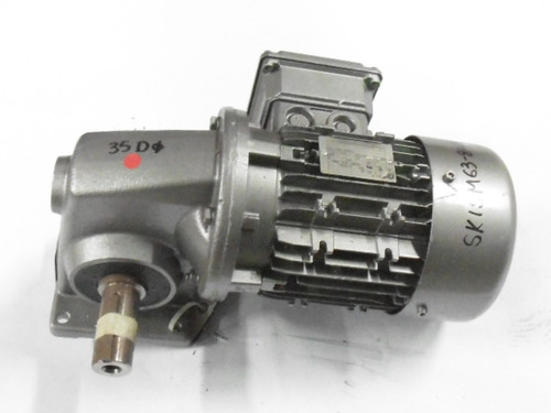 Nord 1.00HP 1750RPM 332/575V 80 TEFC 3Ph C/W Gear Reducer 25:1 Ratio  USED