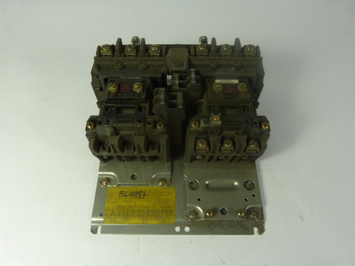 Allen-Bradley 505-AOD-XXX Reversing Starter 110/120V Coil Missing Screws USED