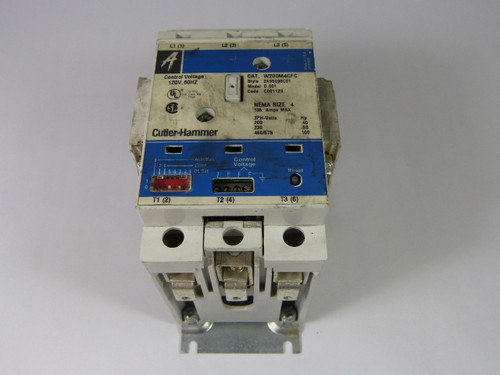 Cutler-Hammer W200M4CFC Starter 100HP 135AMP 3Phase  USED