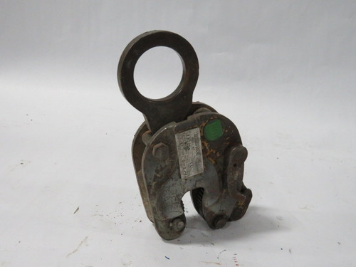 Renfroe Model TL Vertical Lifting Clamp 1 Ton Capacity  USED