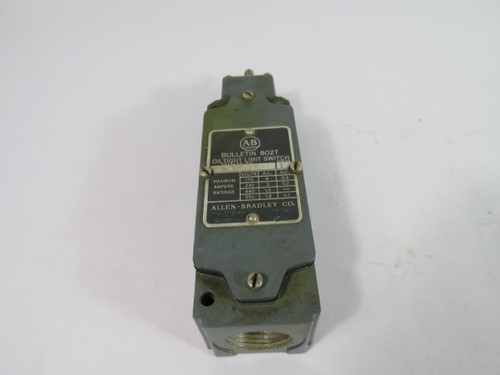 Allen-Bradley 802T-WS1T Oil Tight Limit Switch 10A 600V  USED