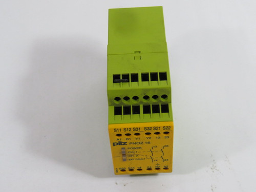 Pilz PNOZ16-24VAC-24VDC-2N/O Safety Relay  USED