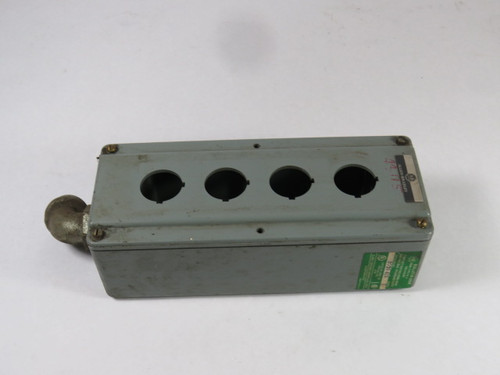Allen-Bradley 800R-4TX Pushbutton Station Enclosure Series T 5A 600VAC  USED