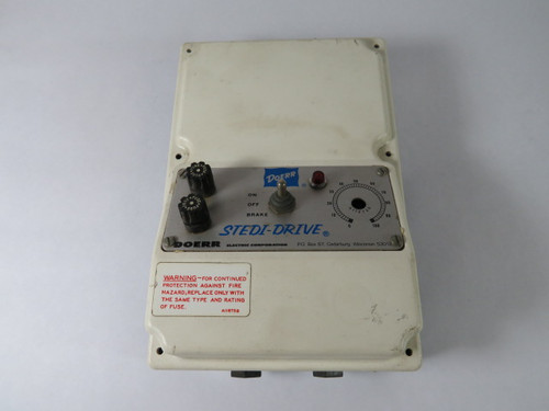 Doerr 333104BH857 Stedi-Drive 230VAC 180VDC 14.9 AC AMPS 2HP 50/60HZ  USED